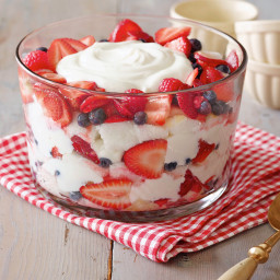 Angel Food Cake and Berry Trifle