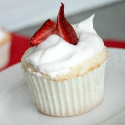 Angel Food Cupcake – Under 60 calories each!