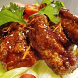 Marmite Glazed Pork Ribs