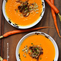 Anti-Inflammatory Ginger-Turmeric Carrot Soup
