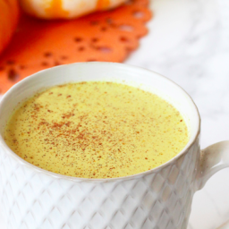 Anti-Inflammatory Pumpkin Spice Turmeric Latte (Dairy Free, Paleo & AIP)