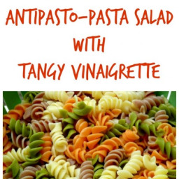 Antipasto Pasta Salad with Tangy Red Wine Vinaigrette