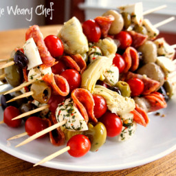 Antipasto Skewers: Impress your guests with this easy appetizer!