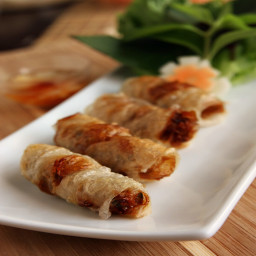 Appetizer - Crab Cheese Spring Rolls in an Air Fryer