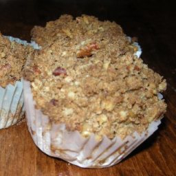 Apple and Oat Muffins with Pecan Topping
