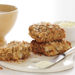 Apple and Oat Scones with Cinnamon and Nutmeg
