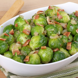 Apple-Bacon Brussels Sprouts