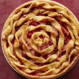 Apple-Berry Twist Pie