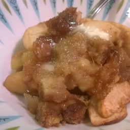 Apple Brown Betty with Brandy Butter