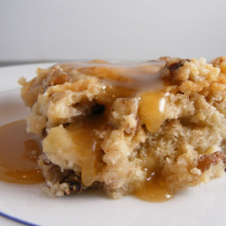Apple Cake with Buttery Caramel Sauce