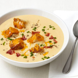 Apple-Cheddar Soup With Bacon