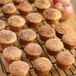 Apple Cider Donut Mini Muffins