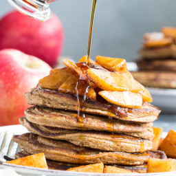 Apple Cinnamon Paleo Pancakes {Nut Free}