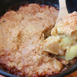 Apple Cobbler on the Grill