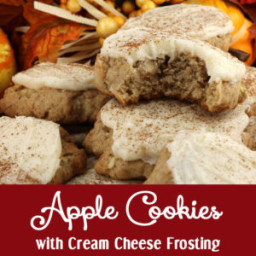 Apple Cookies and Cream Cheese Frosting