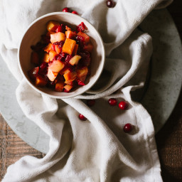Apple, Cranberry and Butternut Squash Bake