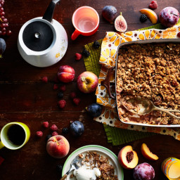 Apple Crisp with Brandy and Spices