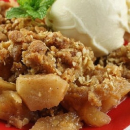 Apple Crisp with Oat Topping Recipe