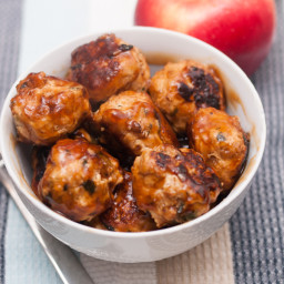 Apple Glazed Chicken, Apple and Spinach Meatballs Recipe