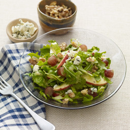 Apple, Grape and Walnut Salad with Blue Cheese