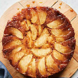 Apple-Honey Upside-Down Cake