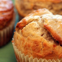 Apple-raisin buckwheat muffins