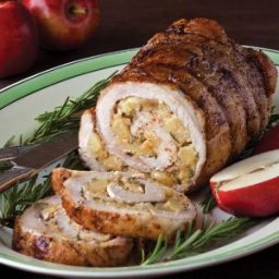 Apple-Rosemary Stuffed Pork Loin
