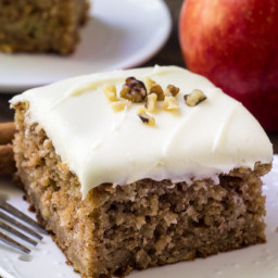 Apple Spice Cake with Cream Cheese Frosting