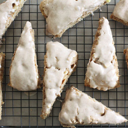 Apple Spiced Scones with Spiced Glaze