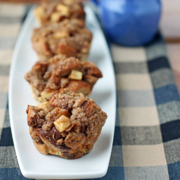 Apple Streusel French Toast Muffins