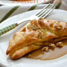 Apple Stuffed Crescent Roll French Toast