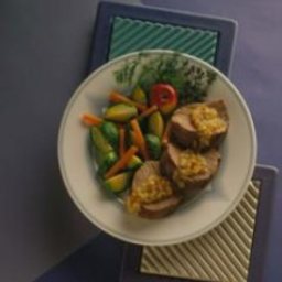 Applesauce-Stuffed Tenderloin