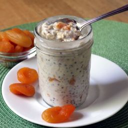 Apricot Ginger Refrigerator Oatmeal