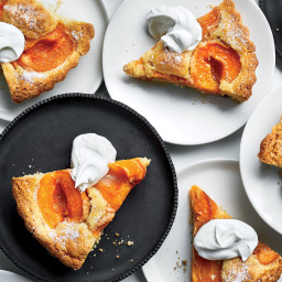 Apricot Kuchen with Labneh Whipped Cream