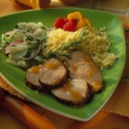 Apricot-Mustard Grilled Pork Tenderloin