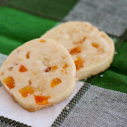Apricot Pine Nut Shortbread Cookies