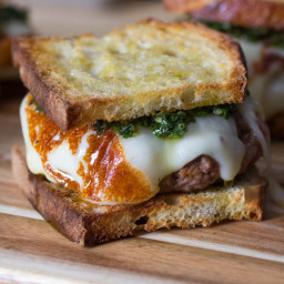 Argentine Asado Burgers With Seared Provolone and Chimichurri
