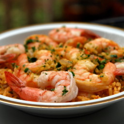 Arroz con camarones or Shrimp rice