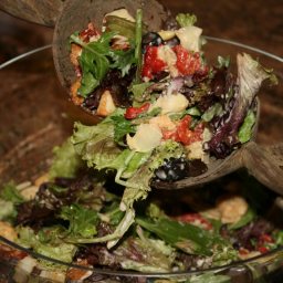 Artichoke & Sun-dried Tomato Salad with Parmesan-romano Vinaigrette