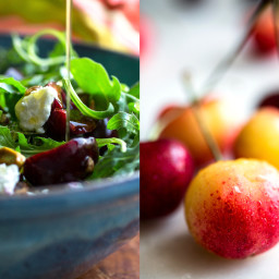 Arugula, Cherry and Goat Cheese Salad