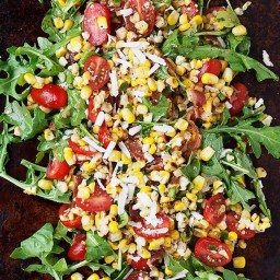 Arugula Corn Tomato Salad