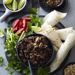 Asian Beef and Mountain Bread Wraps
