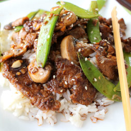 Asian Beef with Sugar Snap Peas