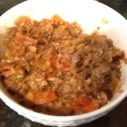 Asian Cauliflower Rice with Beef (low carb)