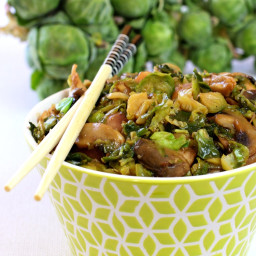 Asian Chicken and Brussels Sprouts