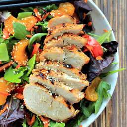 Asian Chicken Salad with Sesame Ginger Dressing