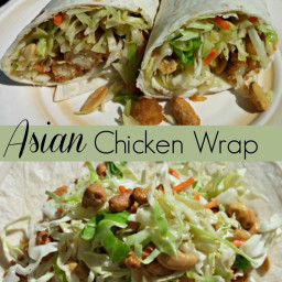 Asian Chicken Wraps Recipe (Use Frozen Chicken Strips)!