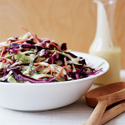 Asian Coleslaw with Miso-Ginger Dressing