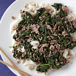 Asian Ground Pork and Spinach