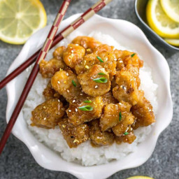 Asian Honey Lemon Chicken + MEAL PREP + Recipe Video